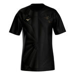 Mizuno Laufshirt Mizuno Active DryAeroFlow Graphic  Laufshirt Herren - schwarz, gold