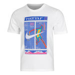 Nike Bekleidung Nike Court Dri-Fit Tee Original Content T-Shirt Herren - weiß, 