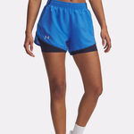 Under Armour Bekleidung Under Armour Fly By 2in1 Laufshorts Damen-Blau,Dunkelblau