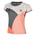 BIDI BADU Bekleidung BIDI BADU Bubble T-Shirt Damen-Grau,Koralle