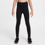 Nike Bekleidung Nike Dri-FIT One All Over Print Tight Mädchen-Schwarz,Pink