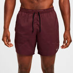 Nike Laufshorts Nike Dri-Fit Stride 7in Brief-Lined Shorts - dunkelrot, schwarz