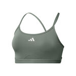 adidas Bekleidung adidas Aeroreact 3Stripes Sport-BH Damen-Salbei