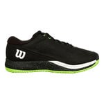 Wilson Tennisschuhe Wilson Rush Pro Ace Sandplatzschuh Herren-Schwarz,Neongrün