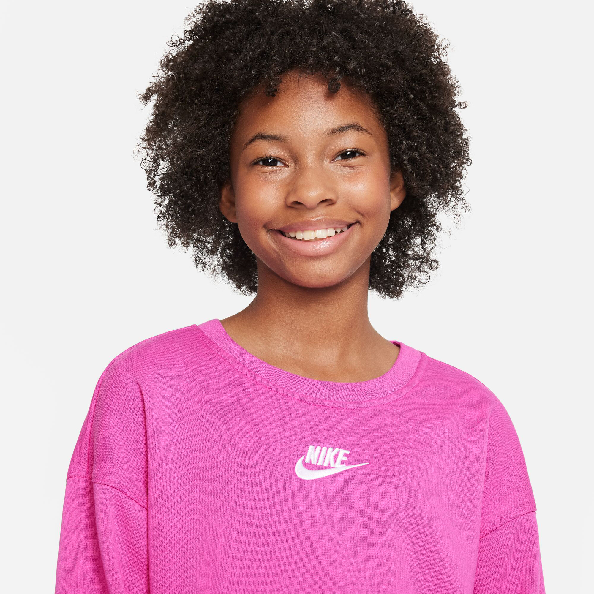 Nike New Sportswear Club Fleece Sweatshirt Madchen Pink online kaufen Tennis Point CH