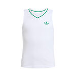 adidas Bekleidung adidas Pro Tank-Top Mädchen-Weiß,Grün
