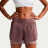 Swift 2in1 Laufshorts Damen - braun, lila