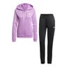 Linear Trainingsanzug Damen - lila, schwarz