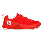 Wilson Tennisschuhe Wilson Rush Pro 4.5 Sandplatzschuh Herren-Rot,Weiß