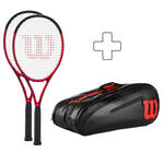 Wilson 2x Clash 100L V2.0 plus Schlägertasche