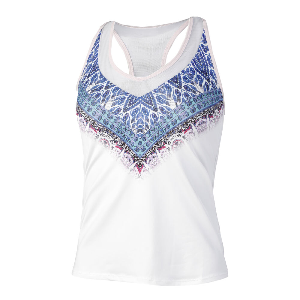 Lucky In Love Bedazzled With Bra Tank-Top Special Edition Damen - Weiß, Mehrfarbig