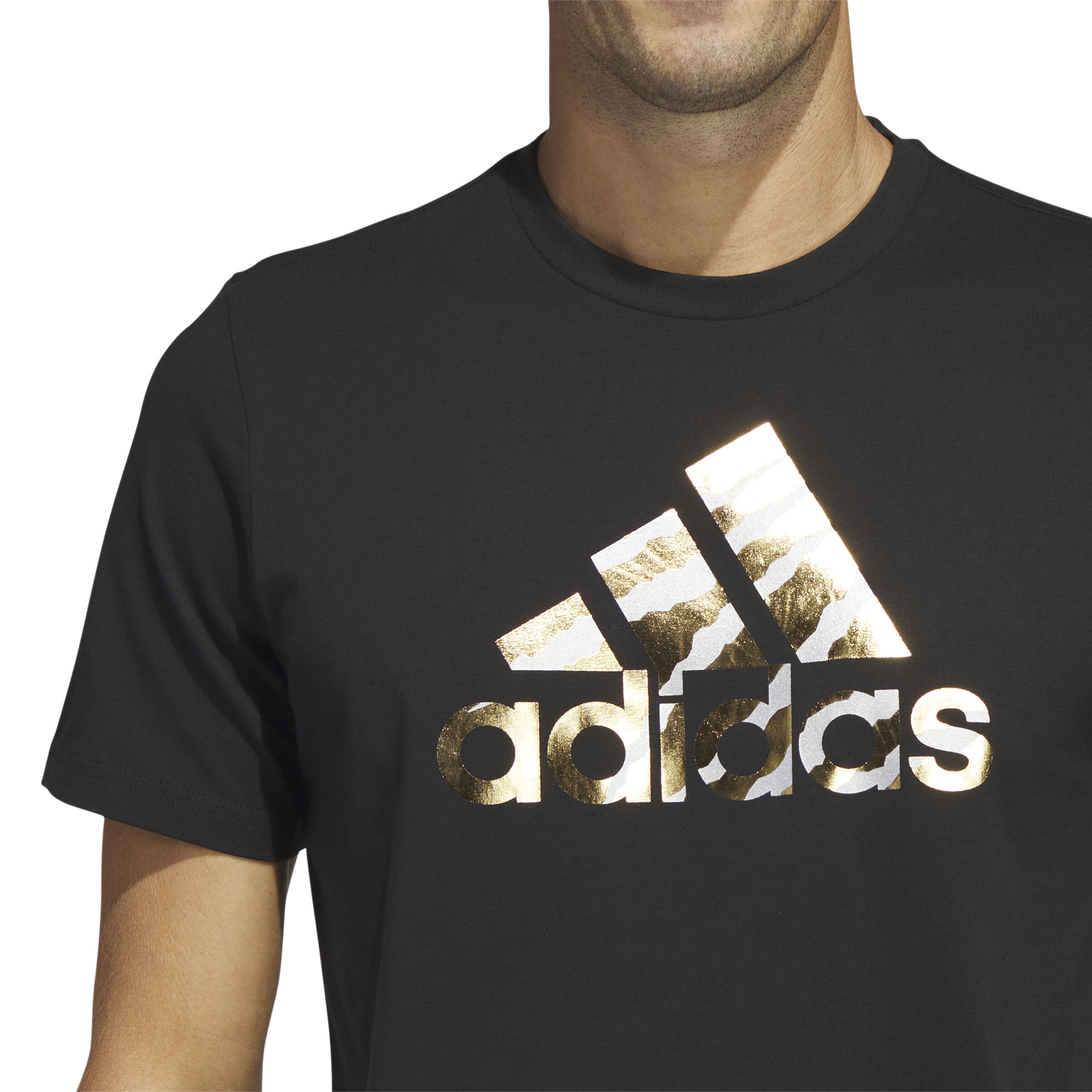 Adidas t shirt schwarz gold new arrivals