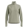 Essential Thermal Midlayer 1/2 Zip Laufshirt Damen-Oliv