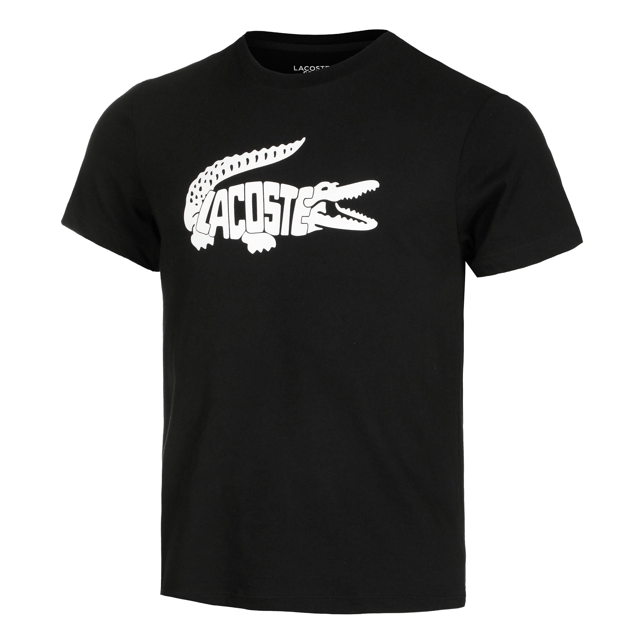 Lacoste T Shirt Herren Schwarz WeiB online kaufen Tennis Point CH
