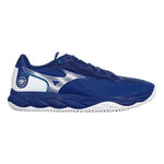 Mizuno Tennisschuhe Mizuno Wave Enforce Court Sandplatzschuh Herren - blau, weiß