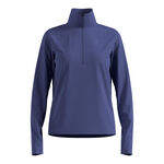 Odlo Bekleidung Odlo Essential Thermal Midlayer 1/2 Zip Laufshirt Damen-Blau