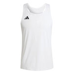 adidas Lauftop adidas Adizero Essential Tank-Top Herren-Wei&szlig;