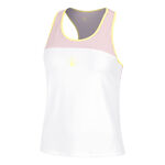 Quiet Please Bekleidung Quiet Please Mind Racerback Tank-Top Mädchen-Flieder,Weiß