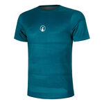 Quiet Please Bekleidung Quiet Please Create Receiver Wipe T-Shirt Herren-Petrol,Weiß