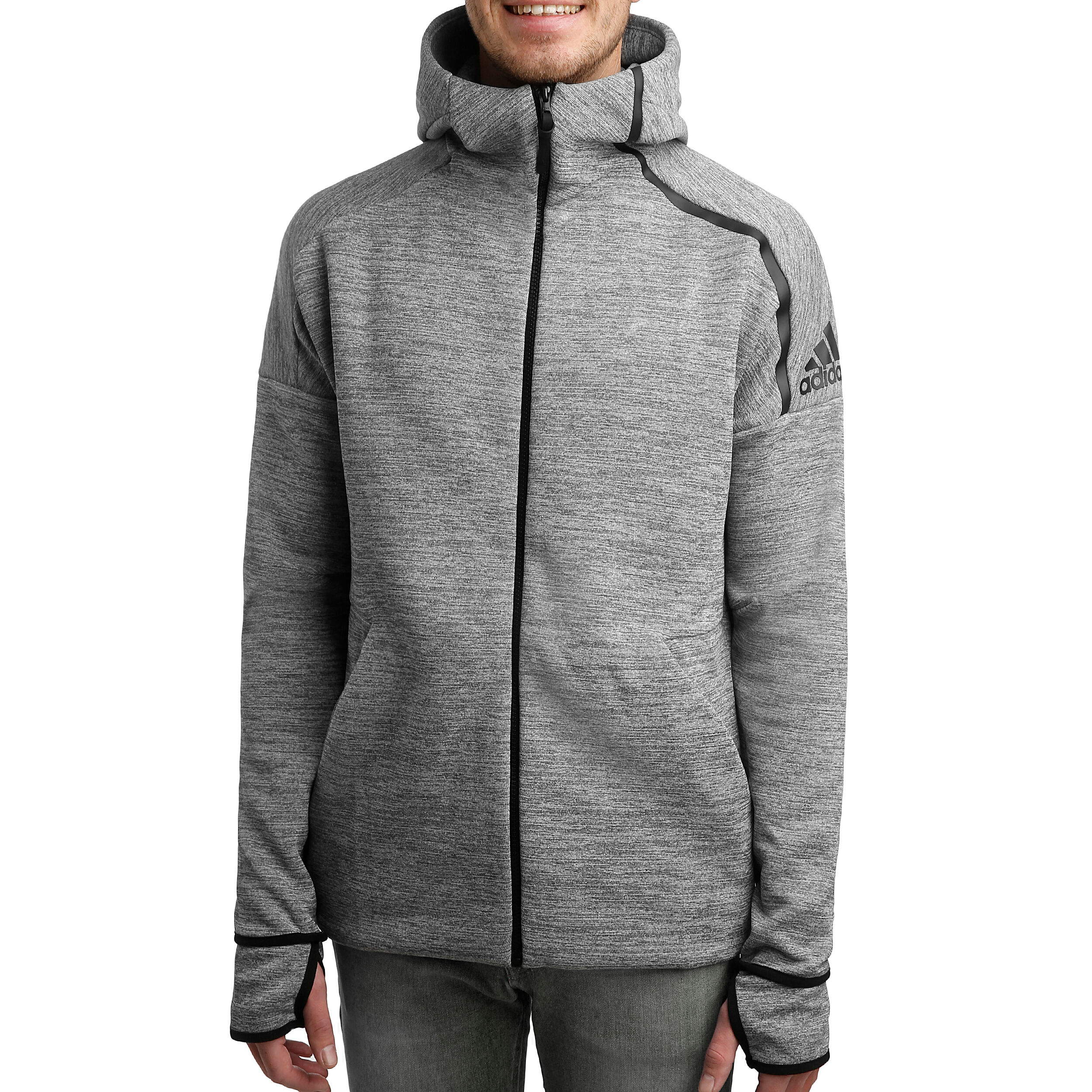 adidas Z.N.E. Fast Release Zipper Sweatjacke Herren Grau Adidas Z.N.E Hoodie Feat. Fast Release Zipper