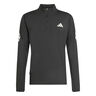 adi365 Zip  Laufshirt Herren-schwarz