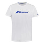 Babolat Bekleidung Babolat Exercise T-Shirt Herren-Wei&szlig;