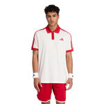 adidas Polo adidas Classics Polo Polo Herren - beige, rot