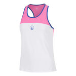 Quiet Please Bekleidung Quiet Please Racerback Tank-Top Damen - pink, blau