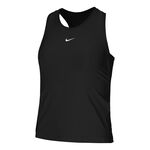 Nike Tennisbekleidung Nike Dri-Fit Victory Tank-Top Damen-Schwarz,Weiß