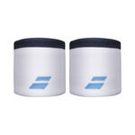 Babolat Bekleidung Babolat Logo Schweißband Unisex - weiß, hellblau