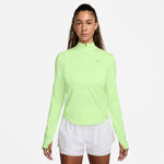 Nike Bekleidung Nike Swift Half-Zip Laufshirt Damen - limette
