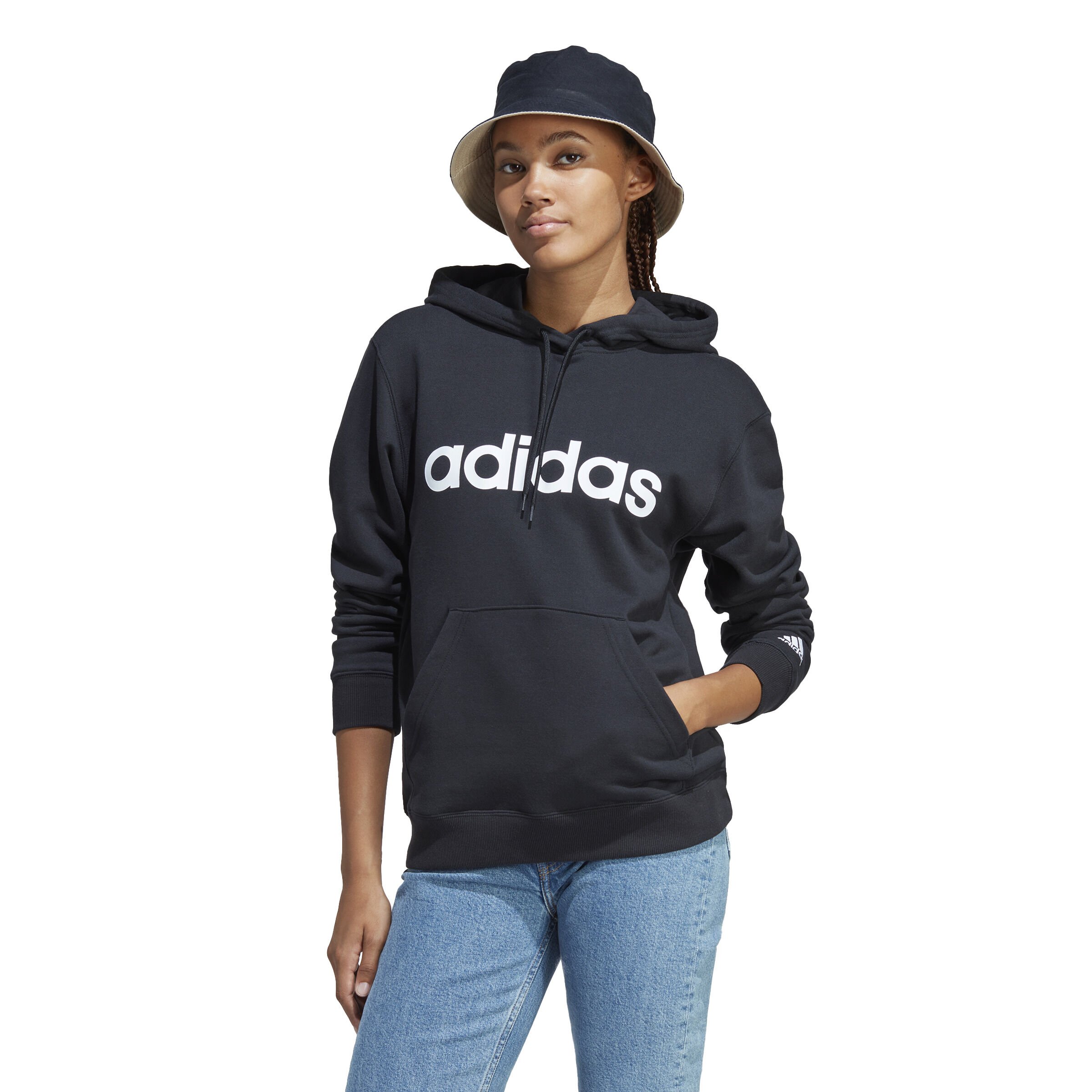 Schwarzer adidas pullover damen shop