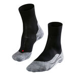 Falke Bekleidung Falke RU4 Laufsocken Damen-Schwarz,Grau