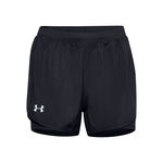 Under Armour Laufshorts Under Armour Fly By 2.0 2in1 Shorts Damen-Schwarz,Silber