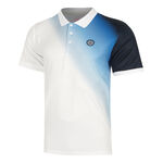 BIDI BADU Bekleidung BIDI BADU Watercolour Polo Herren-Weiß,Blau