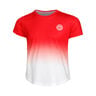 Crew Gradiant Junior T-Shirt Mädchen-Rot,Weiß