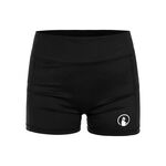 Quiet Please Bekleidung Quiet Please Break Ballshorts Damen-Schwarz,Weiß