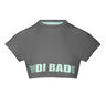 Abdominis Crop Move T-Shirt Damen-Grau