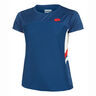 Squadra III T-Shirt Damen-Blau,Wei&szlig;