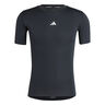 TechFit Compression T-Shirt Herren-Schwarz
