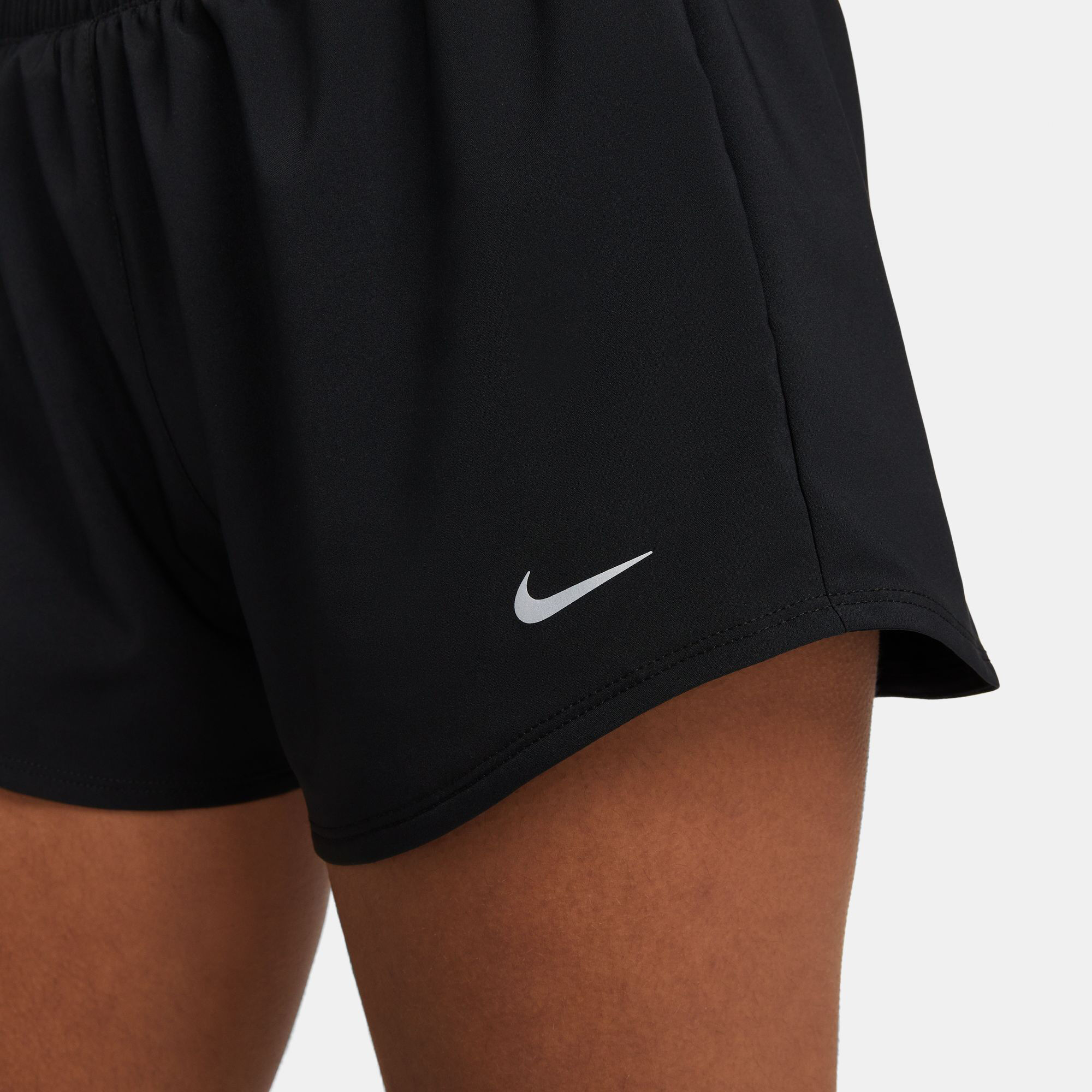 Nike Dri-Fit One Mid Rise 3in Shorts Damen Schwarz online kaufen