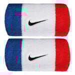 Nike Bekleidung Nike Swoosh Classic Doublewide Schwei&szlig;band Unisex - blau, rot