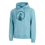 Quiet Please Bekleidung Quiet Please Create Washed Out Loose Fit Hoody Herren-Hellblau,Petrol