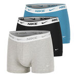 Nike Bekleidung Nike Everyday Cotton Stretch Boxer Short 3er Pack Herren-Hellgrau,Schwarz