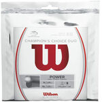 Wilson Wilson  Champions Choice Duo, silber Saitenset 12,2m - silber