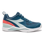 Diadora Tennisschuhe Diadora Blushield Torneo 2 Allcourtschuh Damen-Petrol,Mint