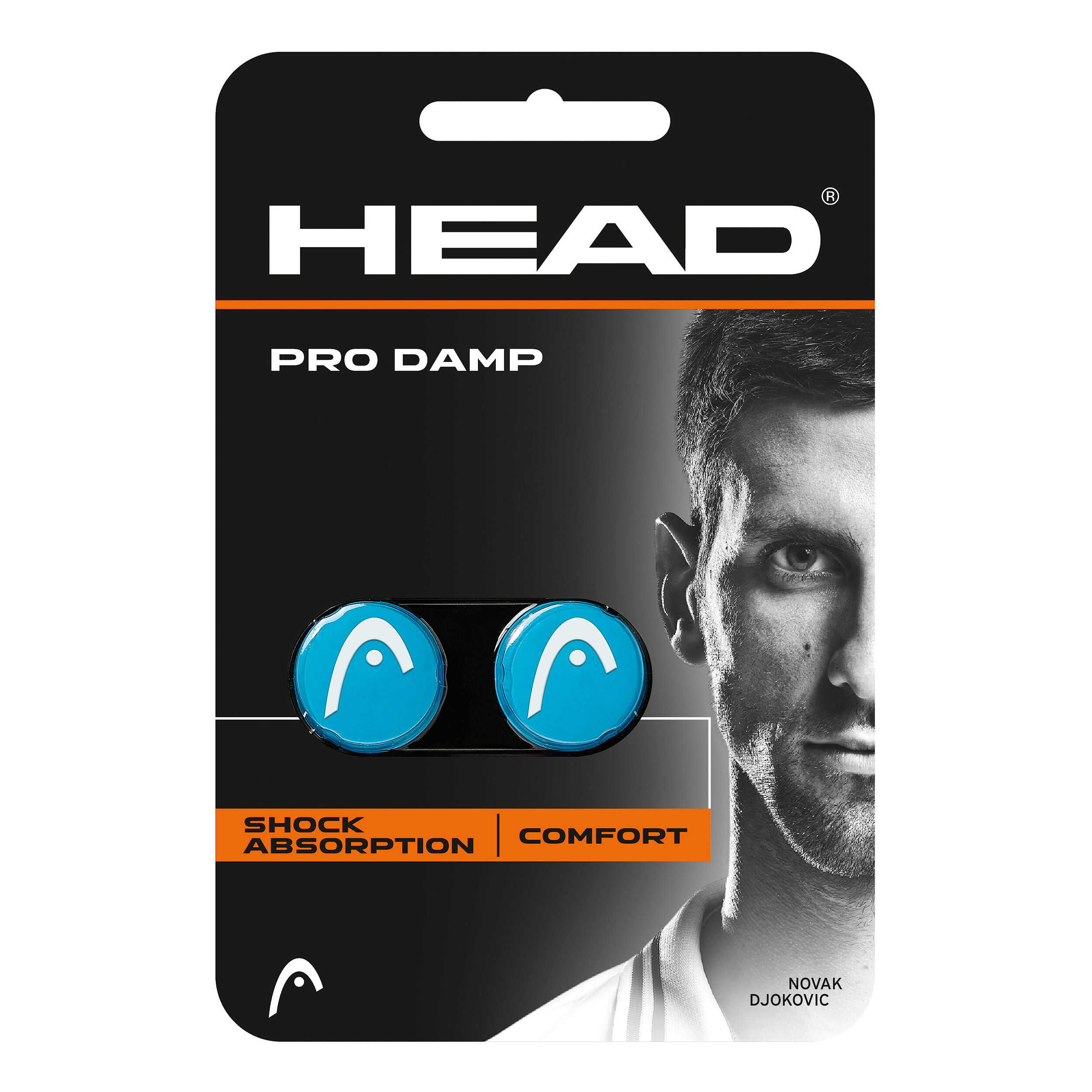 Head Vibrationsdämpfer Dämpfer im 2er Blister blue 