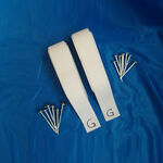 Easy Lines Trainerbedarf Easy Lines Midcourt Grundlinie 4 Rollen Sandplatz-Wei&szlig;