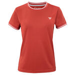 Tecnifibre T-Shirt Tecnifibre W. TEAM TECH TEEWHITE T-Shirt Damen-rost
