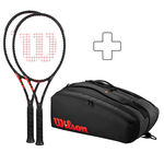 Wilson Schlägerpaket Wilson Clash 100 Pro V3.0 Turnierschläger